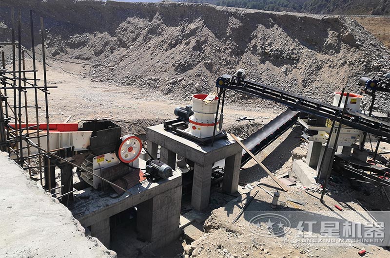 采石场破碎生产线 采石场破碎生产线
