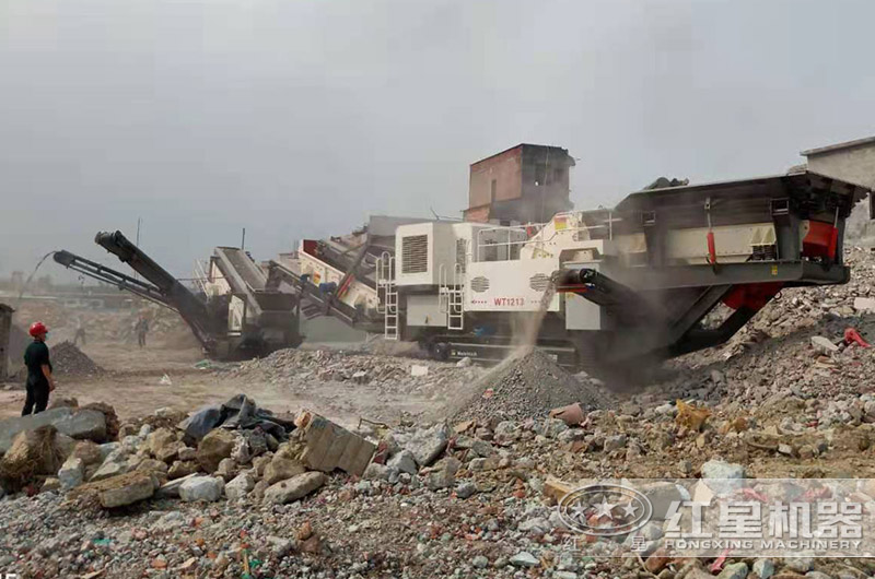 南阳时产150吨建筑垃圾破碎生产线 南阳时产150吨建筑垃圾破碎生产线