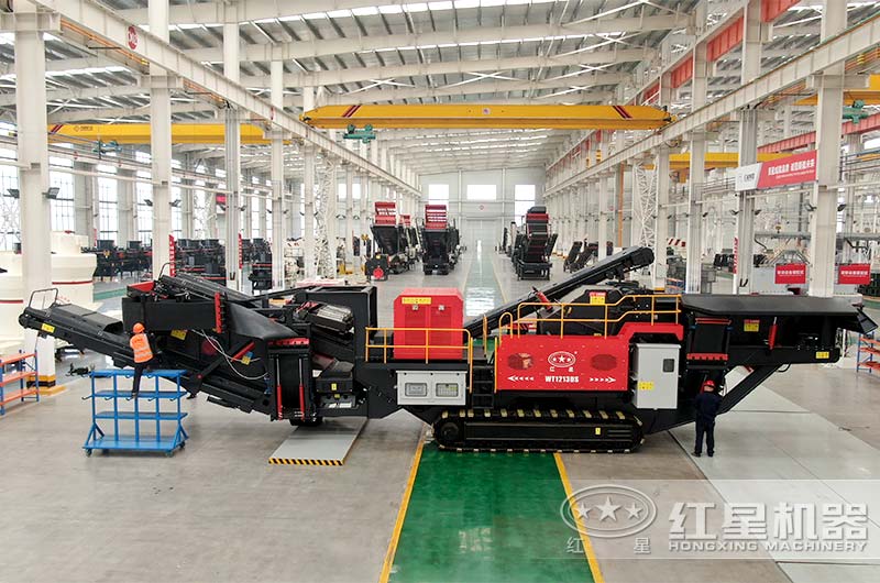 履带移动式破碎筛分设备 履带移动式破碎筛分设备