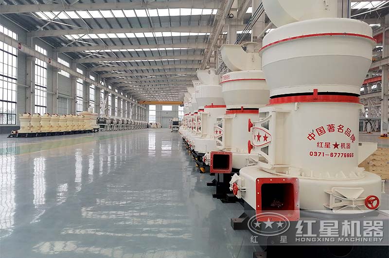 红星机器整洁的磨粉机成品车间 红星机器整洁的磨粉机成品车间