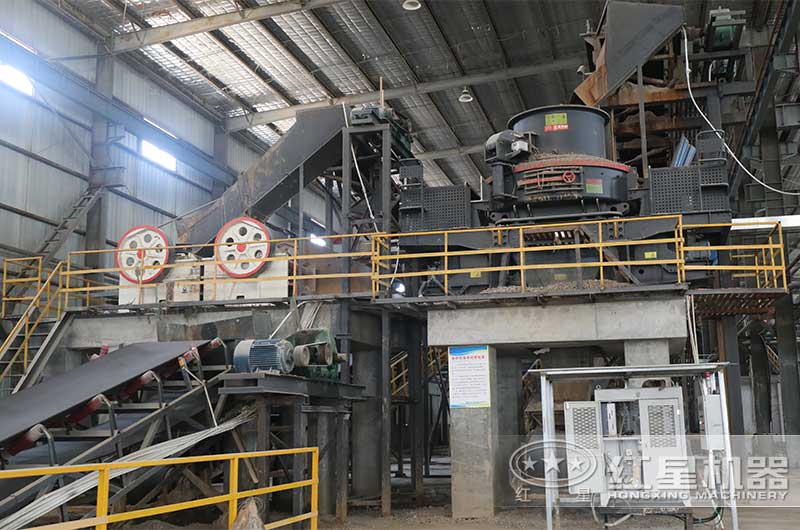 石料破碎生产客户现场 石料破碎生产客户现场