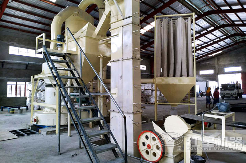 磨粉现场用颚式破碎机打头阵 磨粉现场用颚式破碎机打头阵