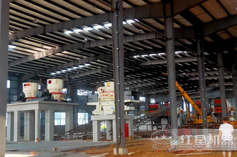 红星vsi冲击破碎机安装现场 红星vsi冲击破碎机安装现场