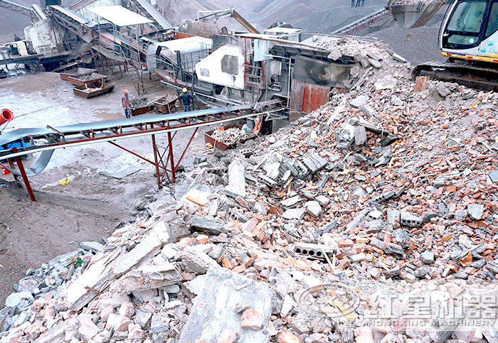 建筑垃圾处理生产加工废弃砖块 建筑垃圾处理生产加工废弃砖块