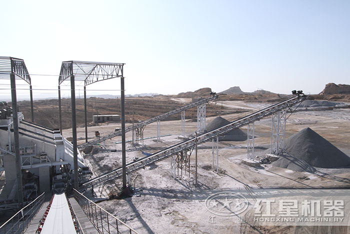 人工生产机制砂现场 人工生产机制砂现场