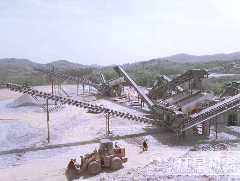 制沙生产现场 制沙生产现场