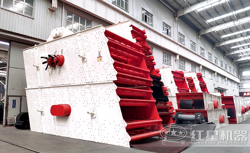 将大小物料进行区分的振动筛 将大小物料进行区分的振动筛