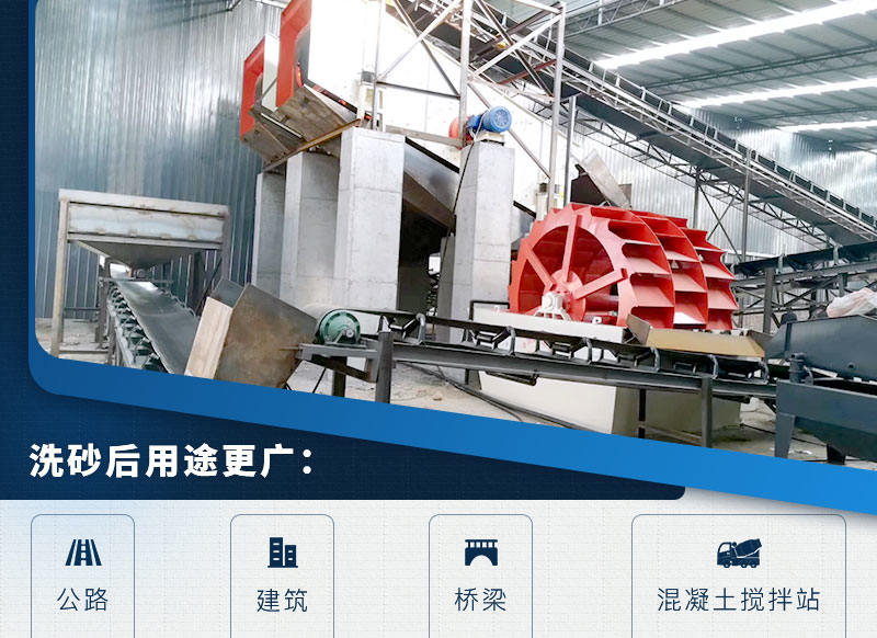洗砂机提高沙子质量，应用广