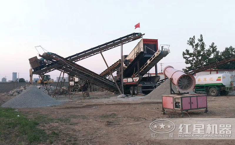 轮胎移动式建筑垃圾处理设备全套配置 轮胎移动式建筑垃圾处理设备全套配置