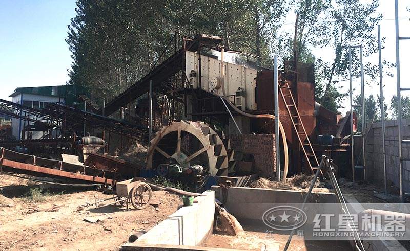 客户洗沙现场 客户洗沙现场