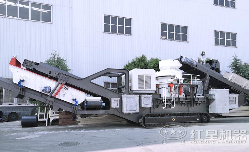 履带式式移动破碎站厂区图 履带式式移动破碎站厂区图