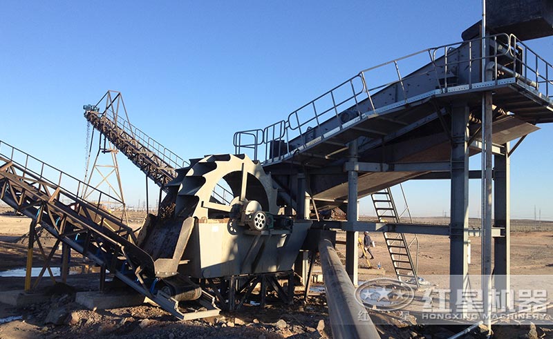 洗砂机现场 洗砂机现场