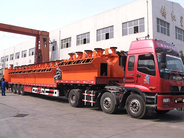 红星机器环保型浮选机正发往客户现场 红星机器环保型浮选机正发往客户现场