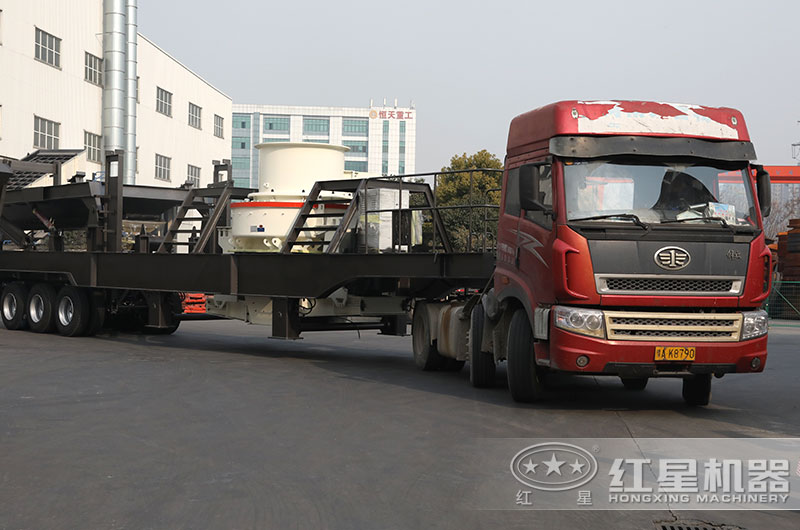 红星车间移动制砂机发货 红星车间移动制砂机发货