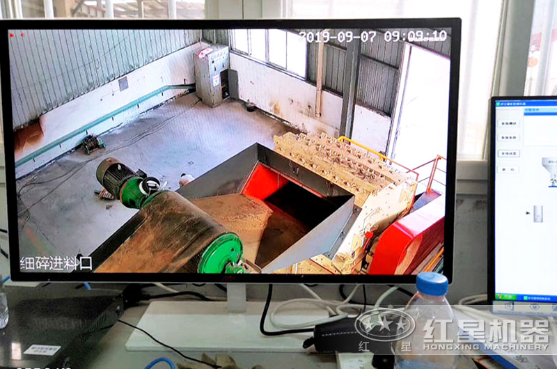 液压箱式细碎机电子屏监控 液压箱式细碎机电子屏监控