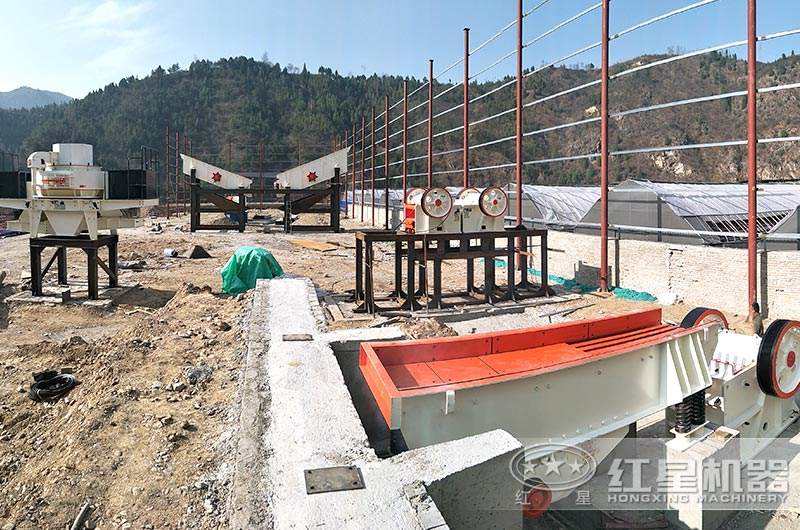 江苏制砂机作业中