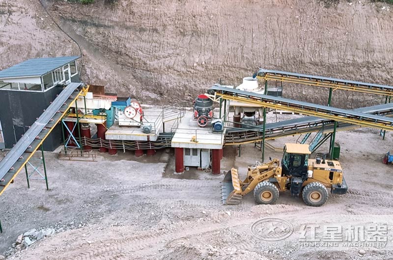 机制砂生产线现场大图