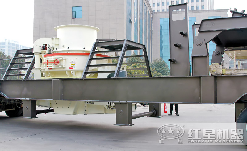移动制砂机实拍 移动制砂机实拍