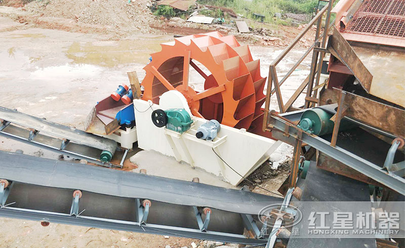 洗砂机现场 洗砂机现场