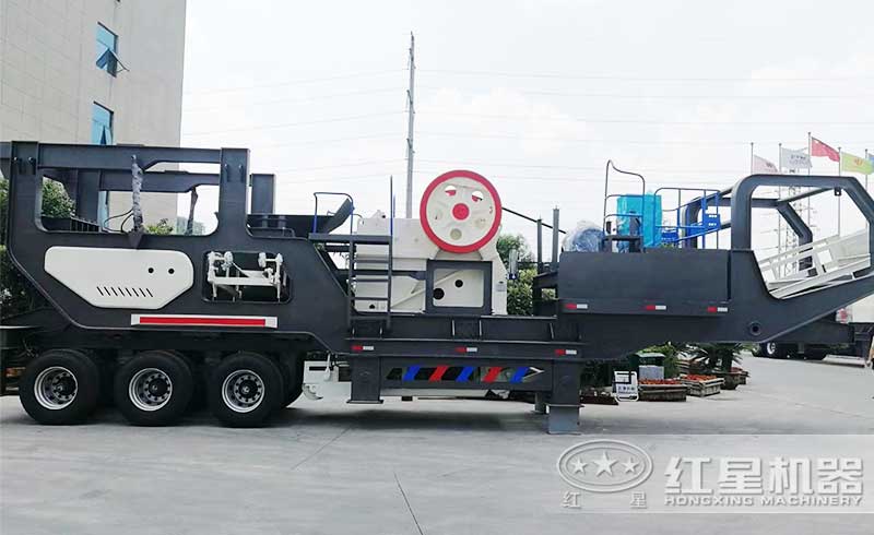 轮胎式移动建筑垃圾处理设备 轮胎式移动建筑垃圾处理设备