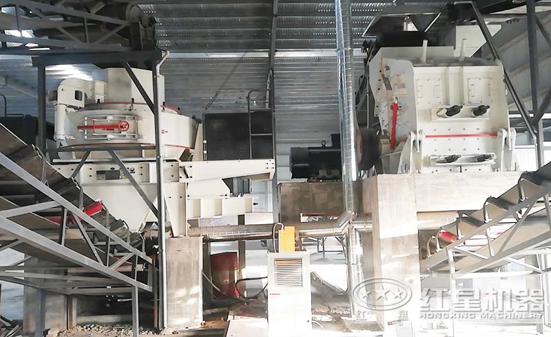 破碎制砂现场 破碎制砂现场