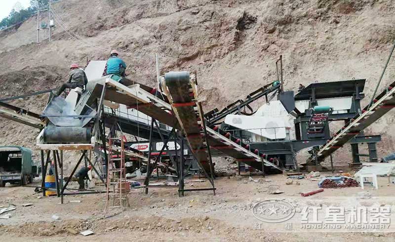 移动破碎站单机破碎 移动破碎站单机破碎