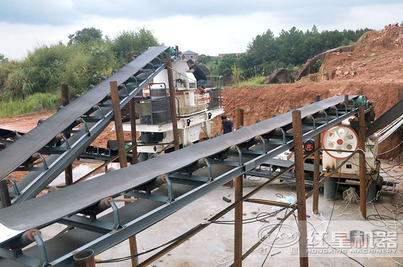 制砂生产线安装现场 制砂生产线安装现场