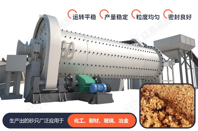 棒磨式制砂机性能优势 棒磨式制砂机性能优势