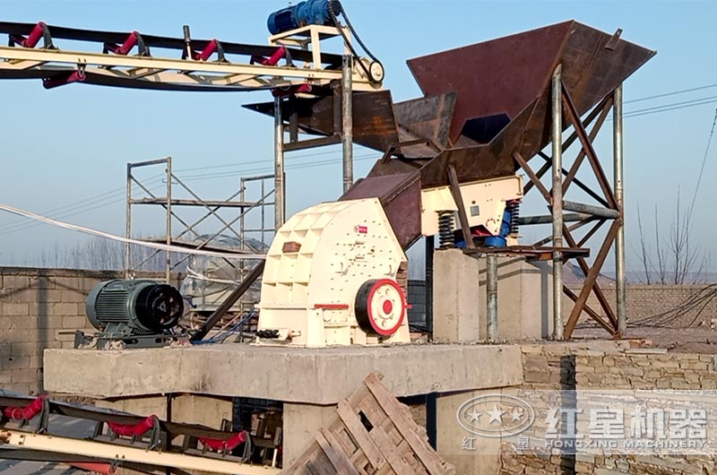 简单的一小时30立方固定式破碎生产线 简单的一小时30立方固定式破碎生产线