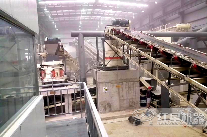 固定式花岗岩制砂生产线 固定式花岗岩制砂生产线