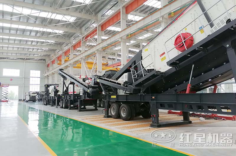 红星机器移动式煤泥粉碎机车间 红星机器移动式煤泥粉碎机车间