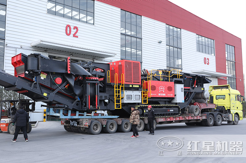 移动破碎站厂区发货中