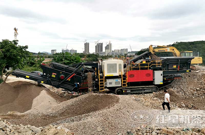 郑州建筑垃圾处理设备加工现场 郑州建筑垃圾处理设备加工现场