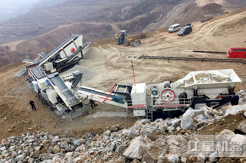 时产150吨履带移动破碎站 时产150吨履带移动破碎站