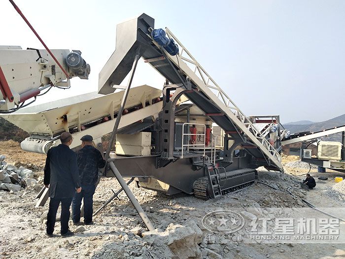 移动破碎机搭载圆锥破碎机