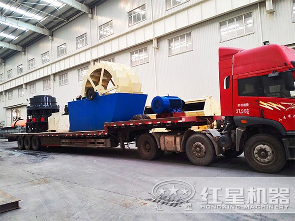 洗砂机发货现场 洗砂机发货现场