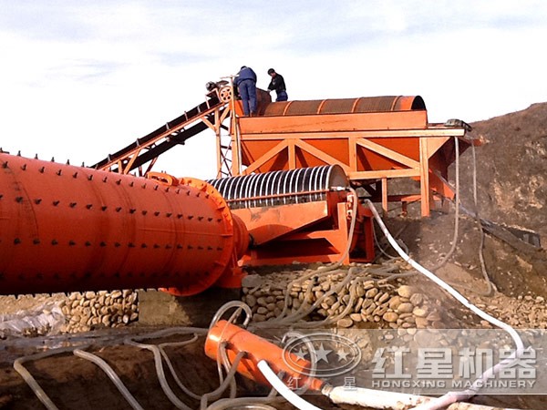 2cx系列磁选机作业现场图 2cx系列磁选机作业现场图