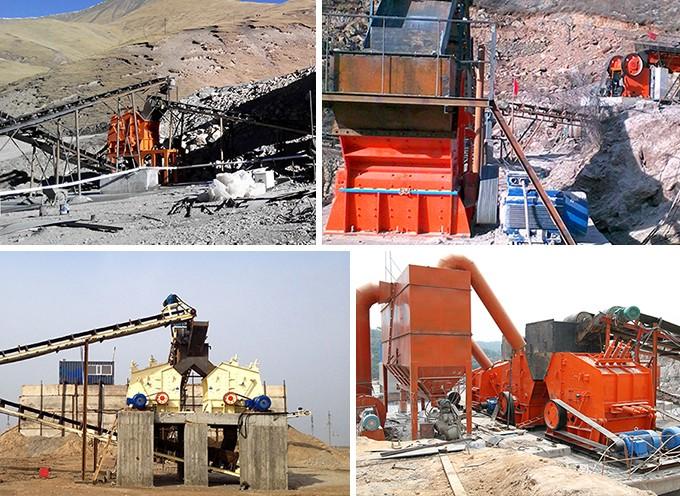 50tph反击破现场作业图 50tph反击破现场作业图