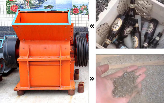 锤式玻璃粉碎机-粉碎效果 锤式玻璃粉碎机-粉碎效果