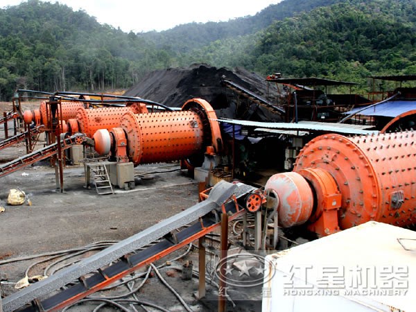 钢渣磨粉+选铁现场 钢渣磨粉+选铁现场