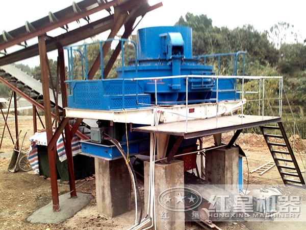 石屑TK8618制砂机现场作业图 石屑TK8618制砂机现场作业图