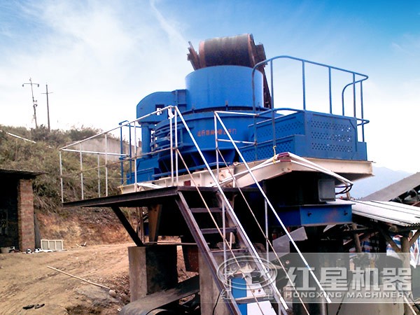 HVI、TK、HX制砂机现场作业图