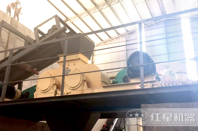 北京对辊破碎机现场 北京对辊破碎机现场