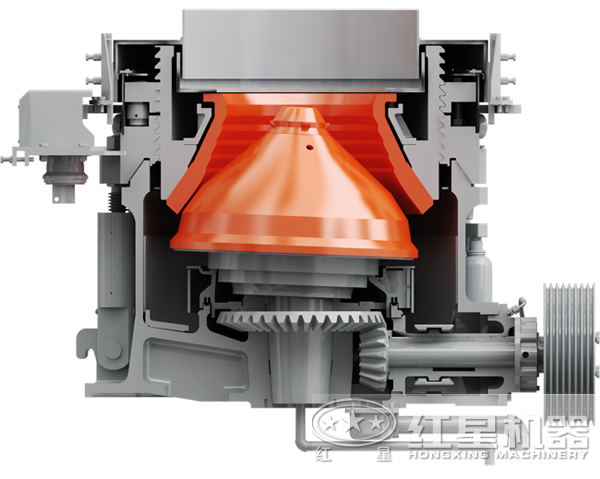 圆锥破碎机结构图 圆锥破碎机结构图