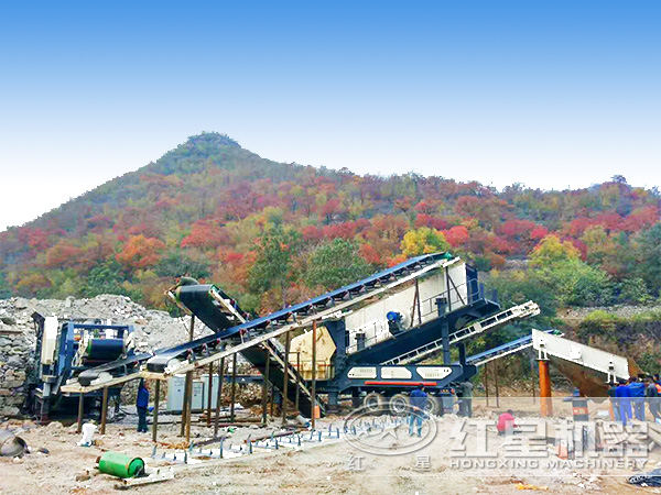 新型号HX建筑垃圾处理设备现场作业 新型号HX建筑垃圾处理设备现场作业