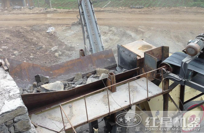 重锤式破碎机客户现场 重锤式破碎机客户现场