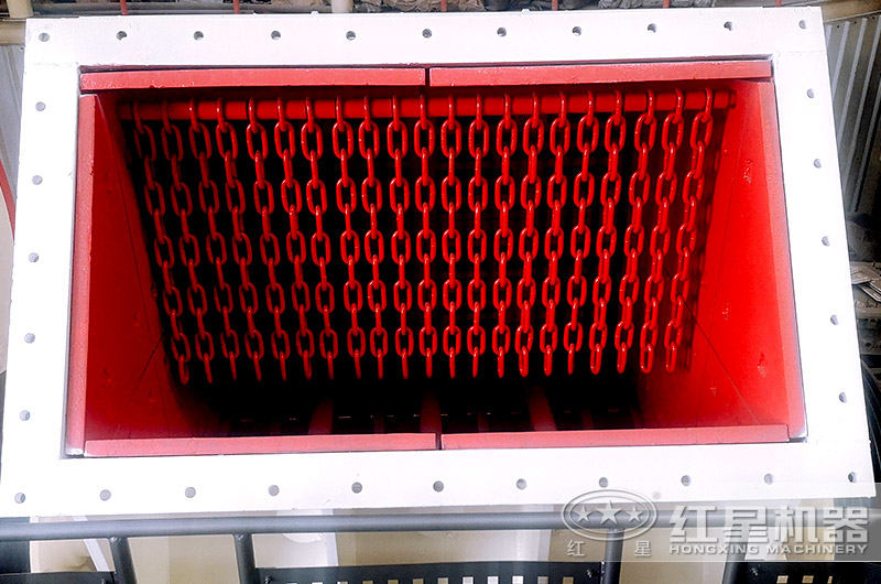 单段破碎机进料口局部图 单段破碎机进料口局部图