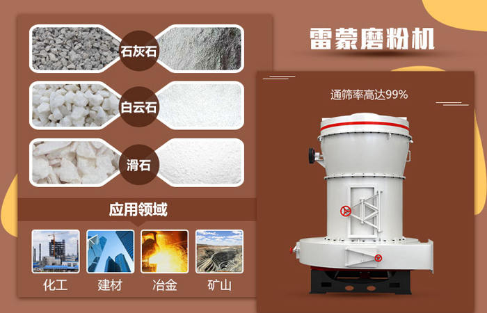 雷蒙磨粉机适用范围 雷蒙磨粉机适用范围