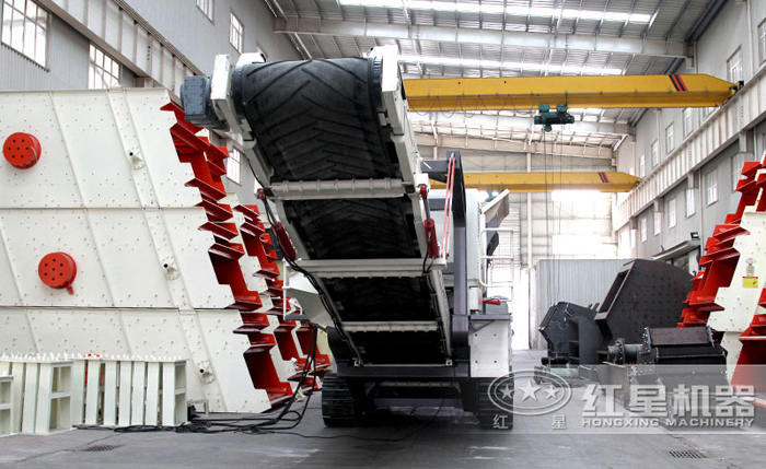 履带移动嗑石机厂区图 履带移动嗑石机厂区图