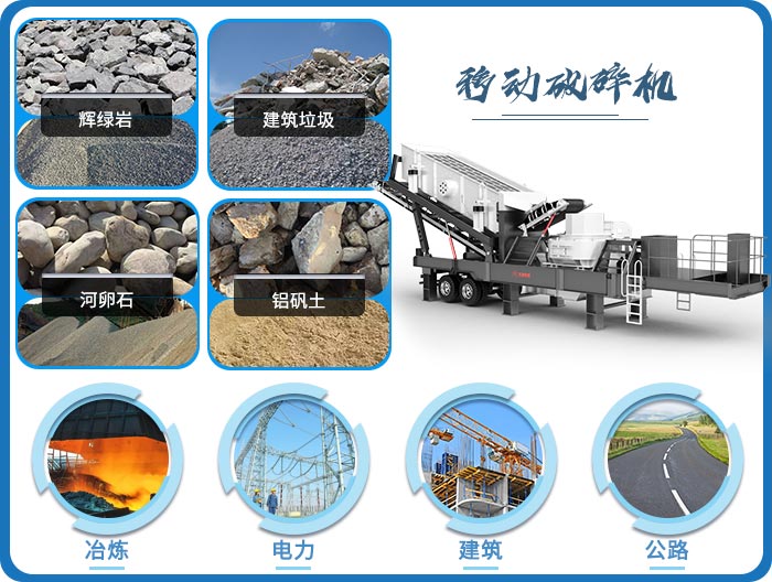 移动破碎机适用范围广 移动破碎机适用范围广